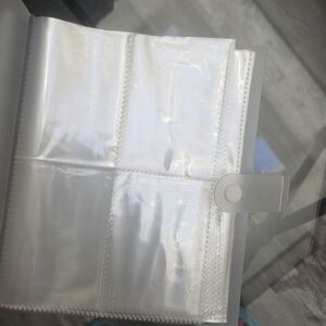 GUC Set Of 4 Transparent Jewelry Organizers. 1 w/Snap Closure,3 W/zip Closure.